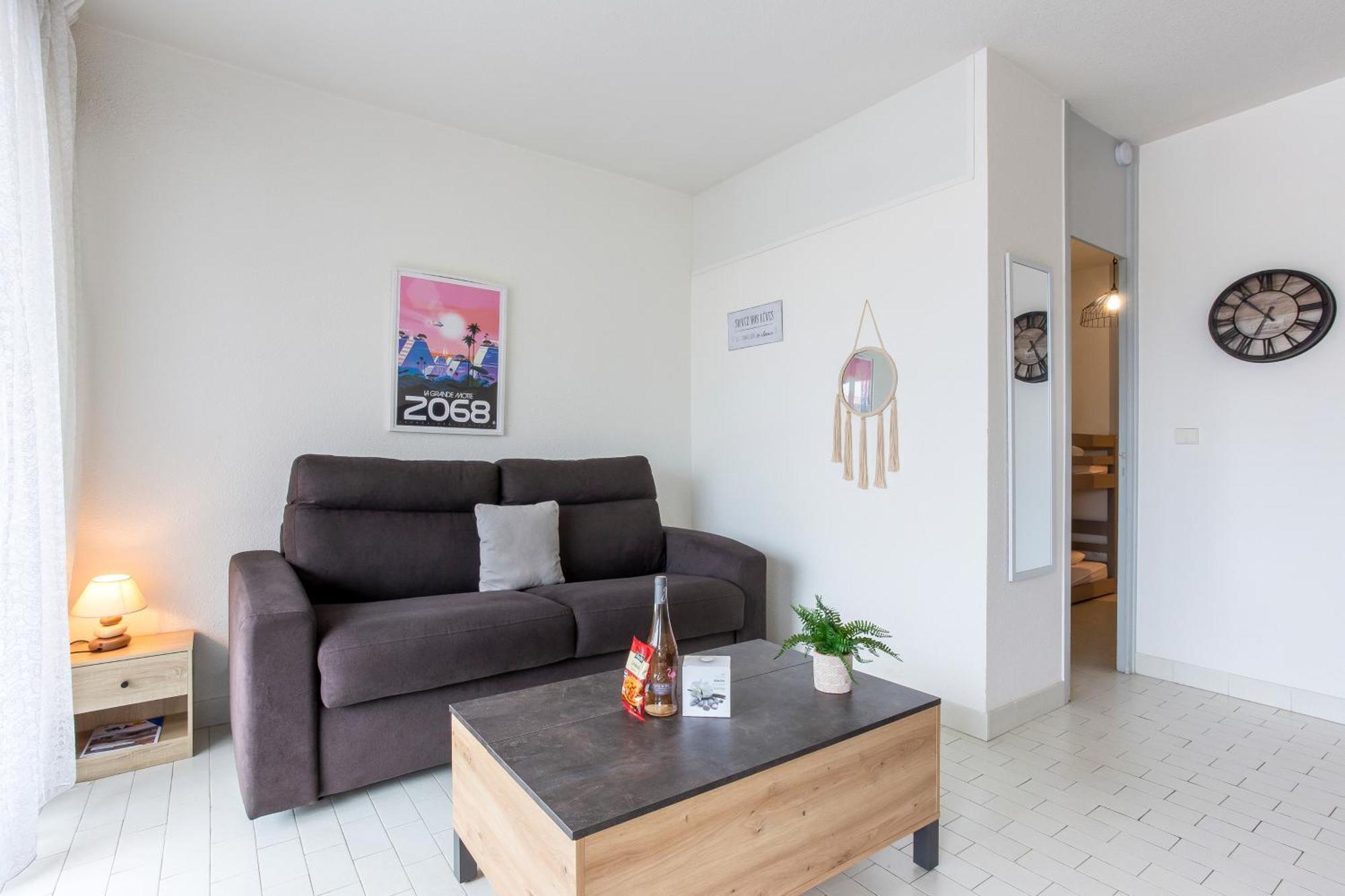 Chez Edouard 362 - Superbe Appartement En Premiere Ligne De La Plage Ла-Гранд-Мот Экстерьер фото